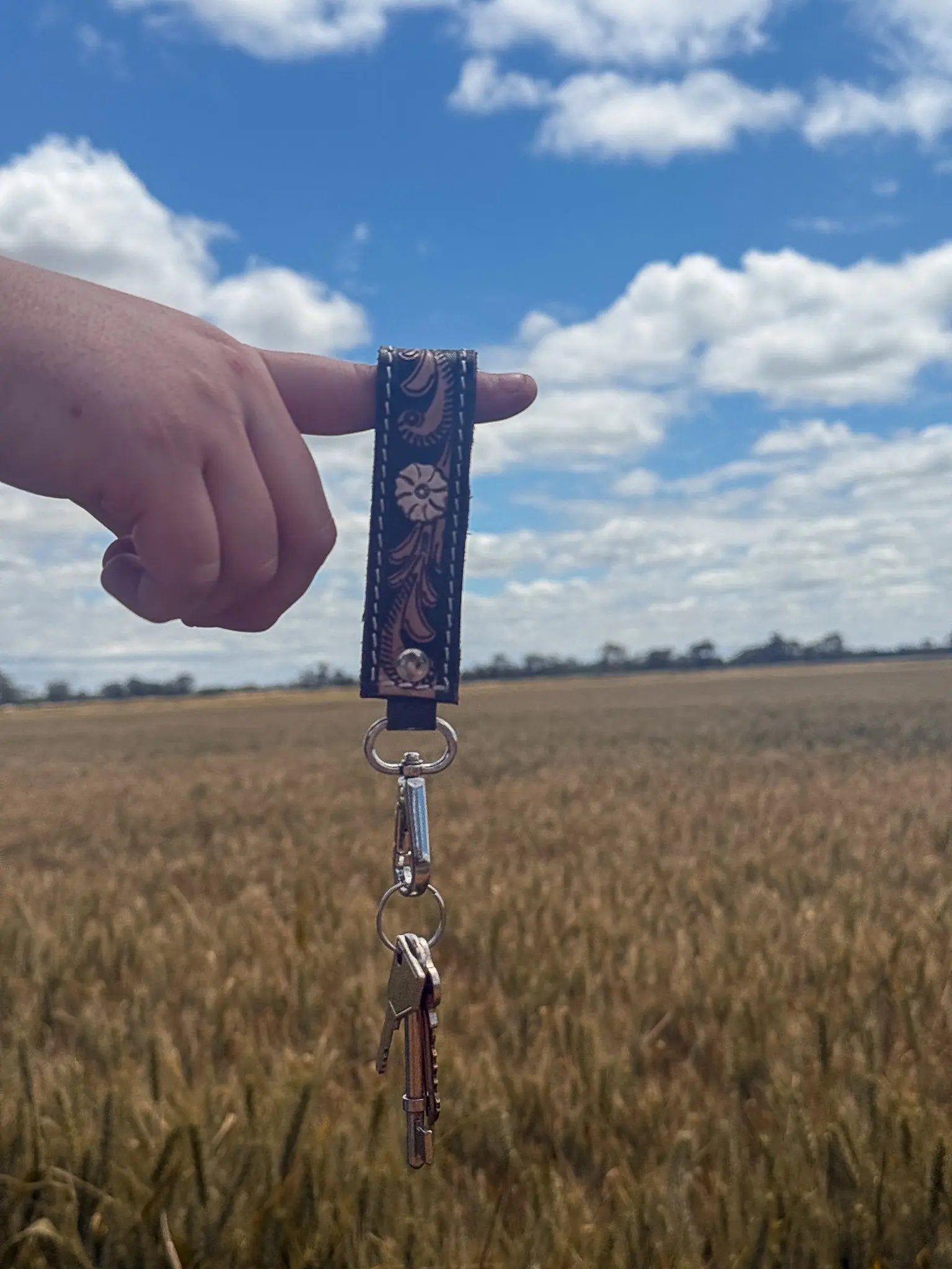 Desert Bloom Keyring Aus Wild Clothing Co