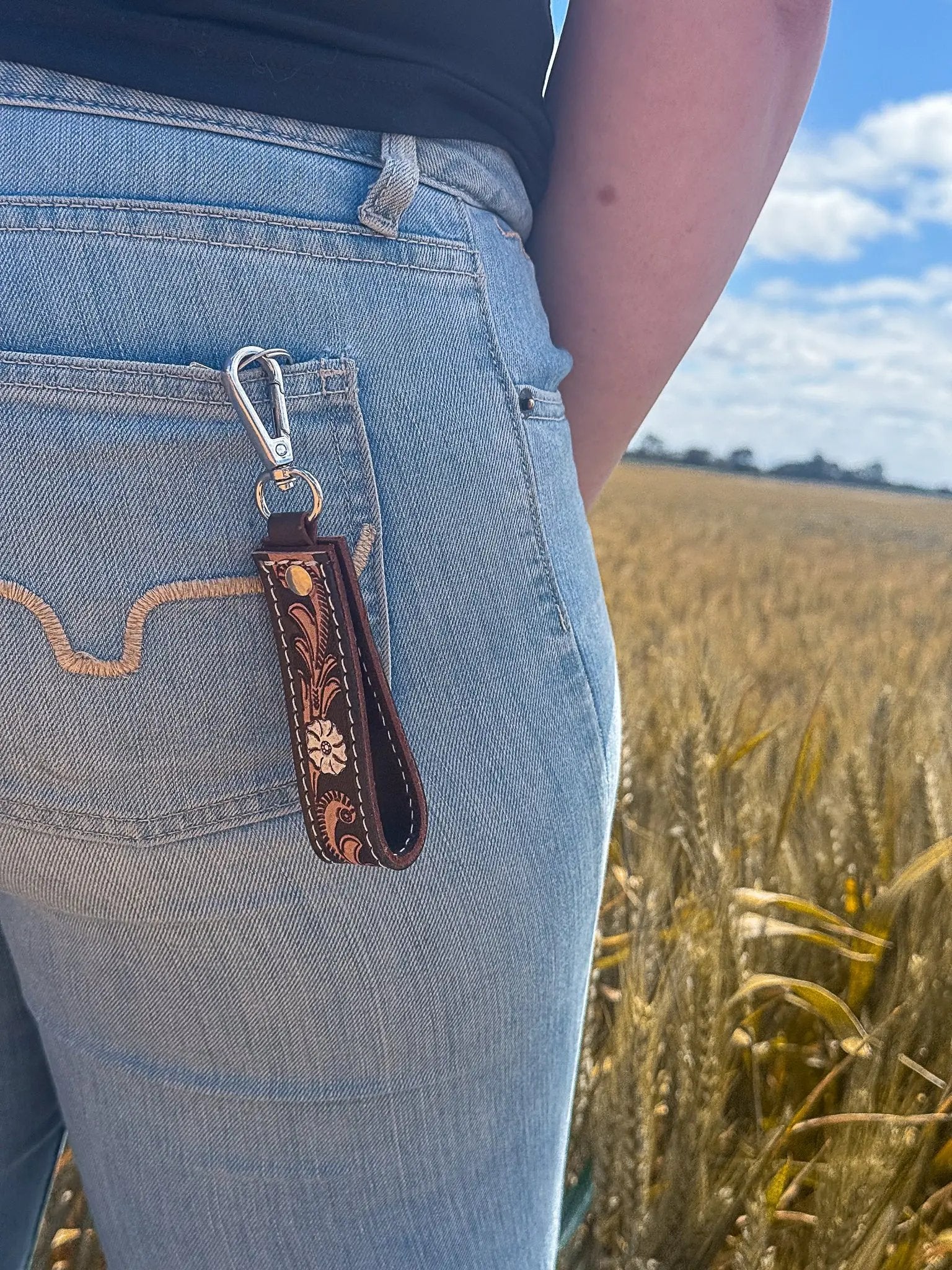 Desert Bloom Keyring Aus Wild Clothing Co