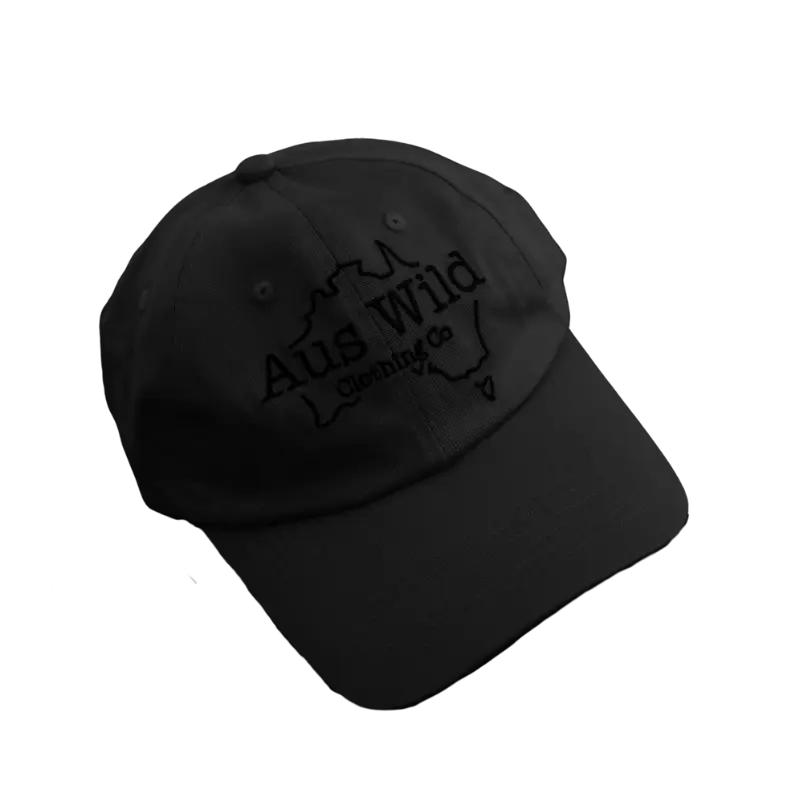 Dubbo Cap - Black Aus Wild Clothing Co