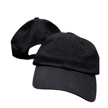 Dubbo Cap - Black Aus Wild Clothing Co