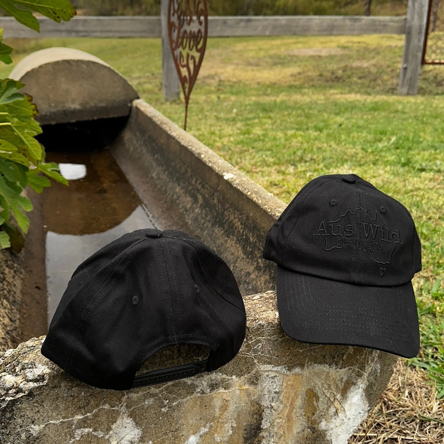 Dubbo Cap - Black Aus Wild Clothing Co