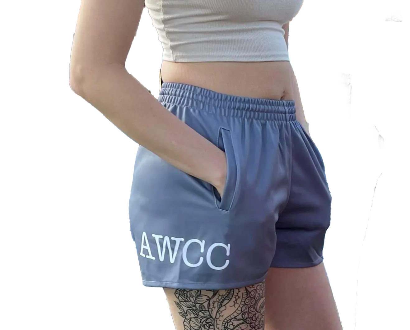 Eyre Footy Shorts - Grey Aus Wild Clothing Co