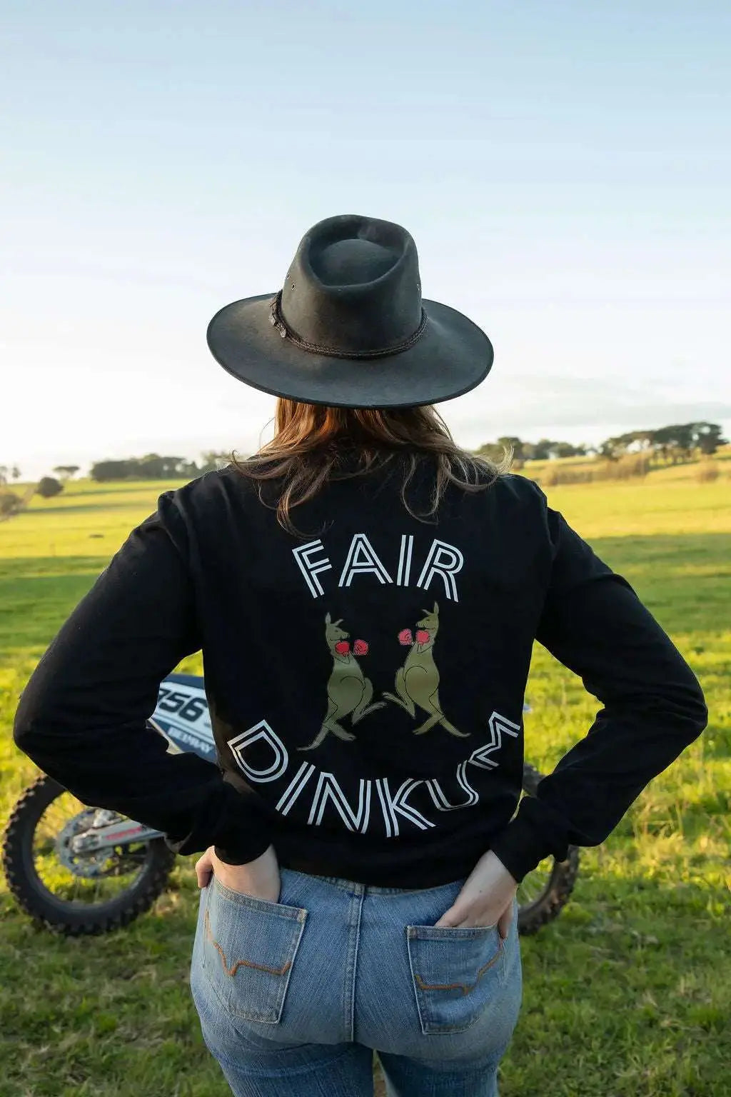 Fair Dinkum Longsleeve Tee Aus Wild Clothing Co