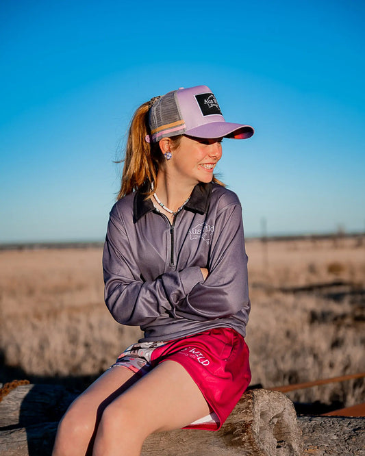 Finny Ponytail Trucker Cap Aus Wild Clothing Co