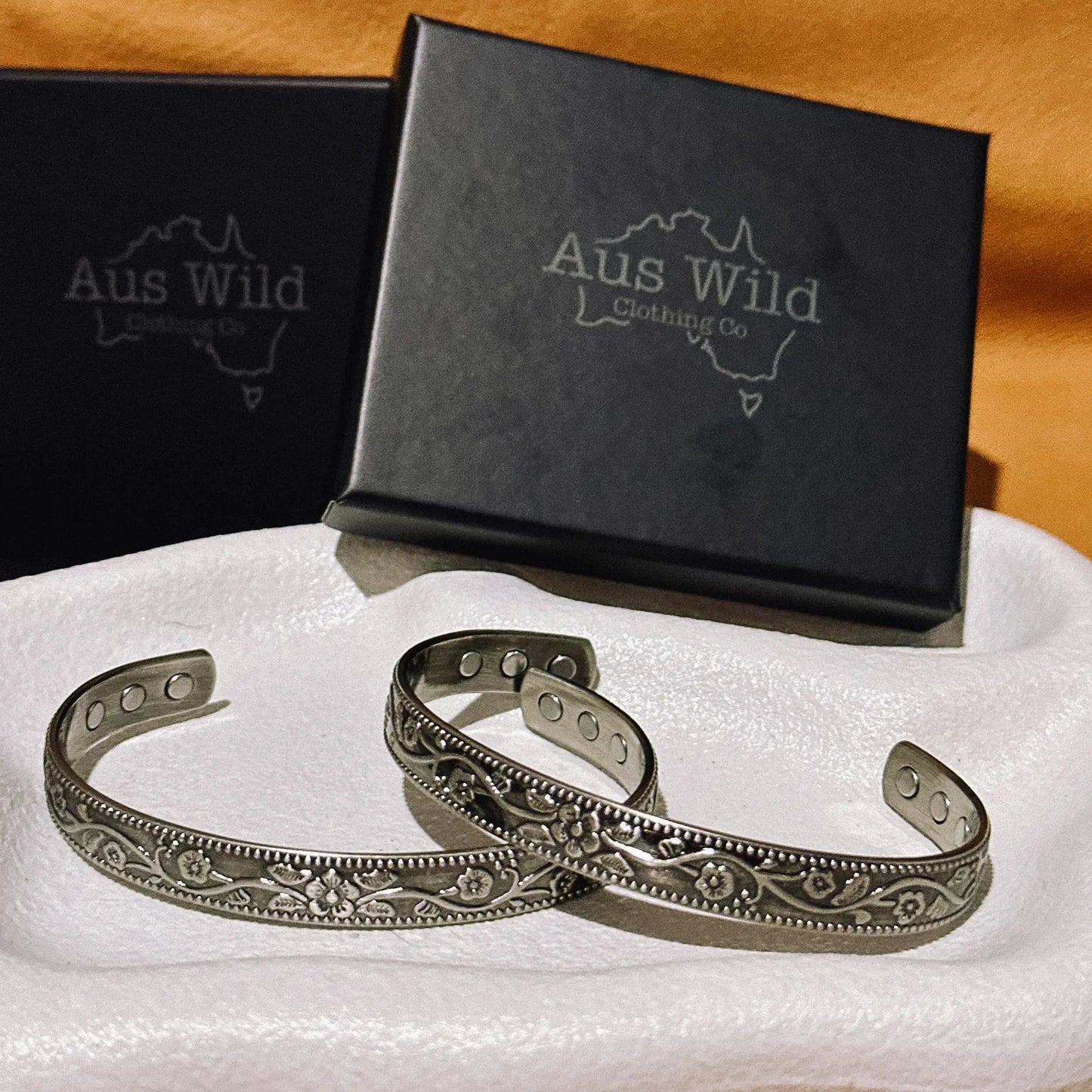 Floral Copper Bracelet Aus Wild Clothing Co