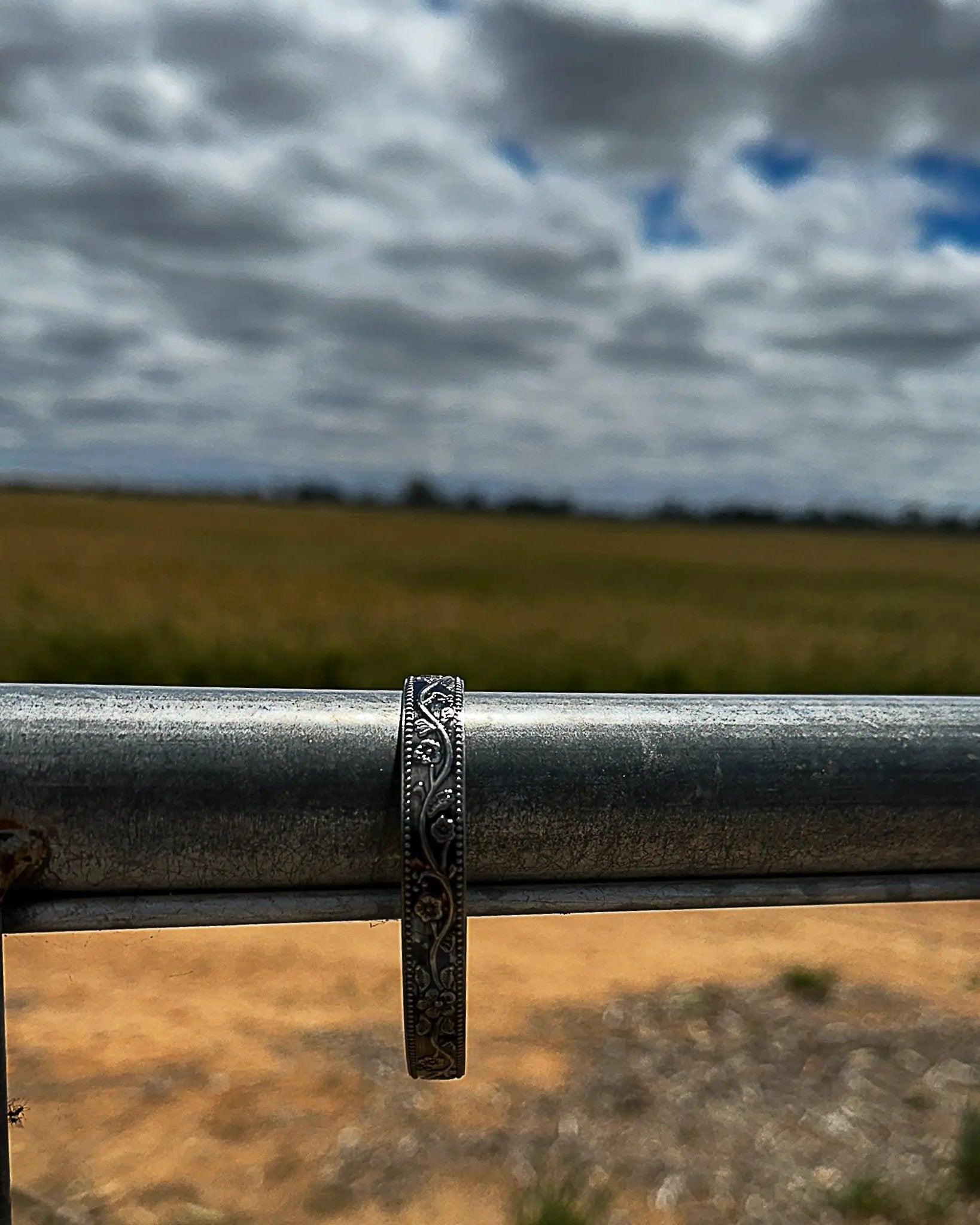 Floral Copper Bracelet Aus Wild Clothing Co