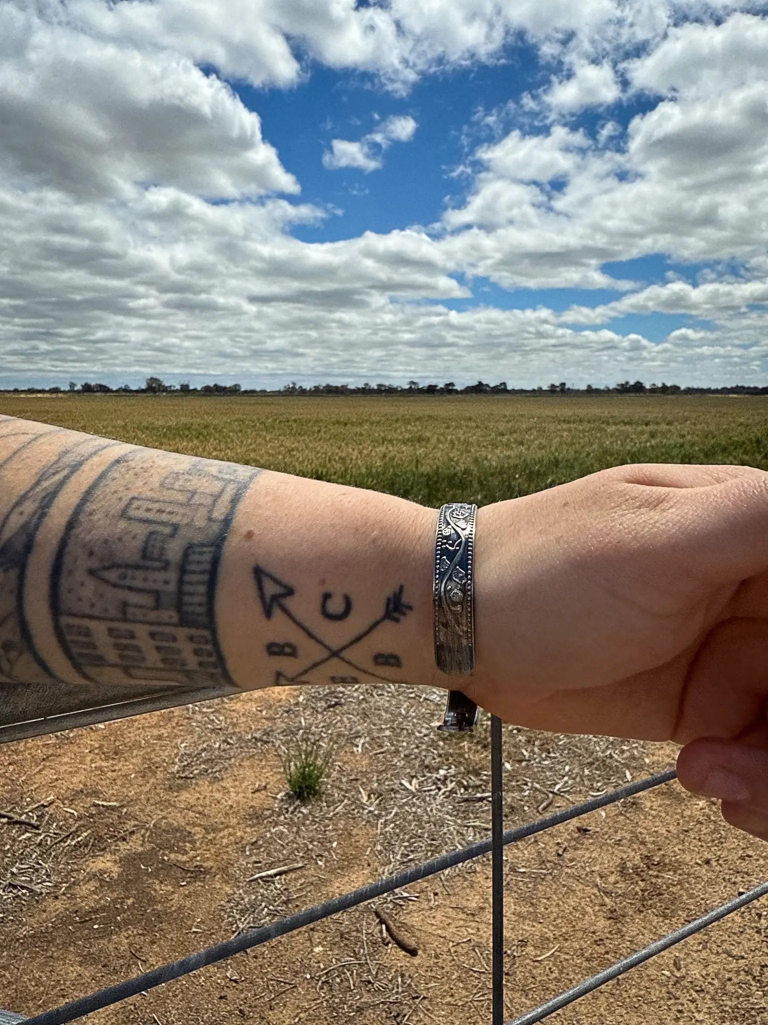 Floral Copper Bracelet Aus Wild Clothing Co