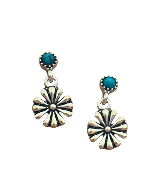 Floral Drop Studs Aus Wild Clothing Co