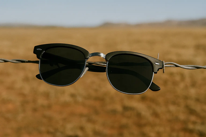 Half Rim Glasses - Black Aus Wild Clothing Co