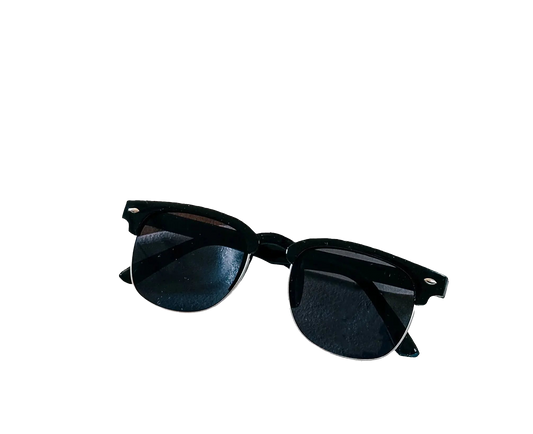 Half Rim Glasses - Black Aus Wild Clothing Co