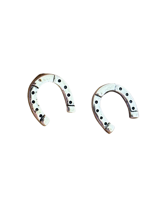 Horseshoe Stud Earrings by Aus Wild Clothing Co