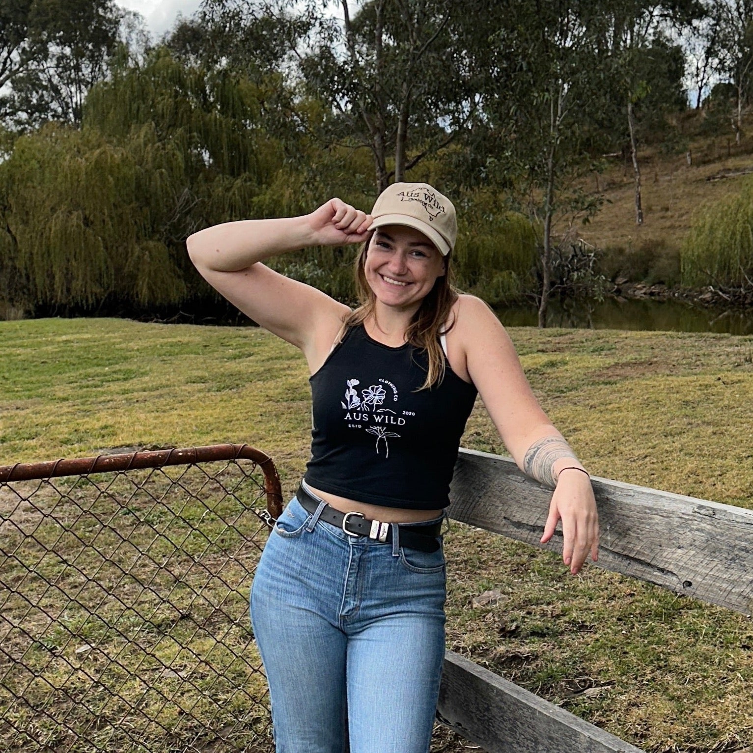 Dubbo Cap - Ivory Aus Wild Clothing Co