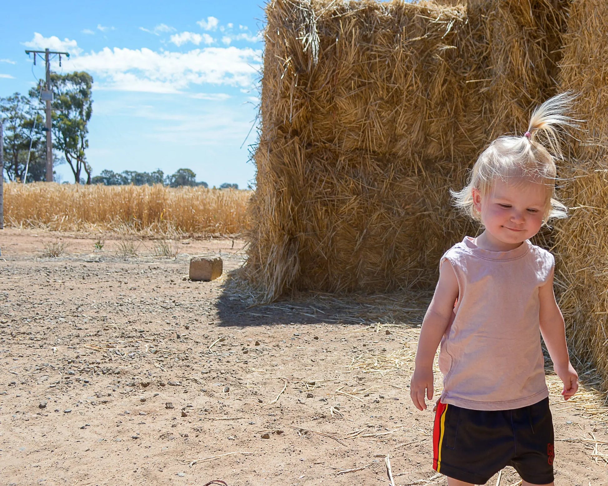 Kids Muttaburra Footy Shorts - Black Aus Wild Clothing Co