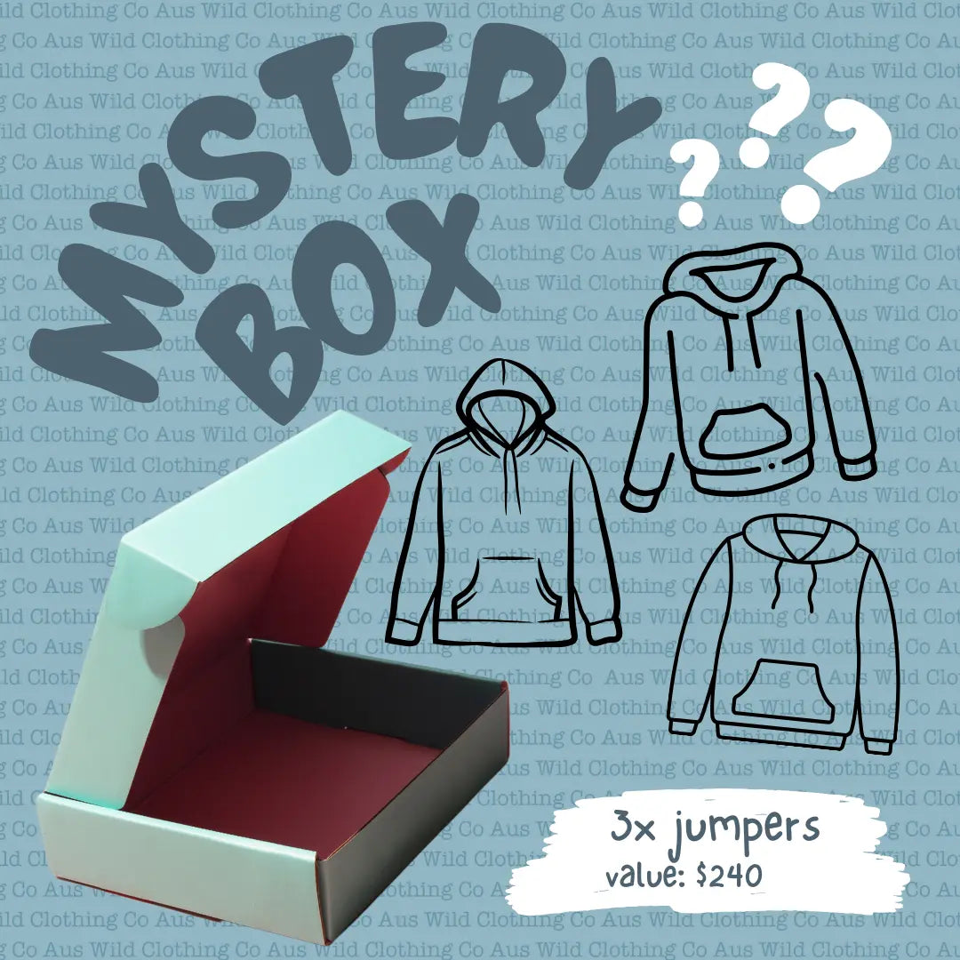 MYSTERY BUNDLE 4 - JUMPERS Aus Wild Clothing Co