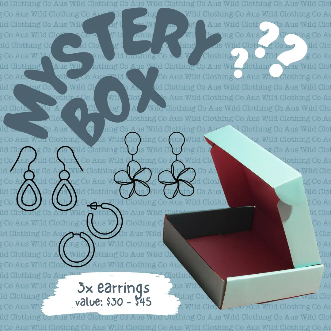 MYSTERY BUNDLE 9 - EARRINGS Aus Wild Clothing Co