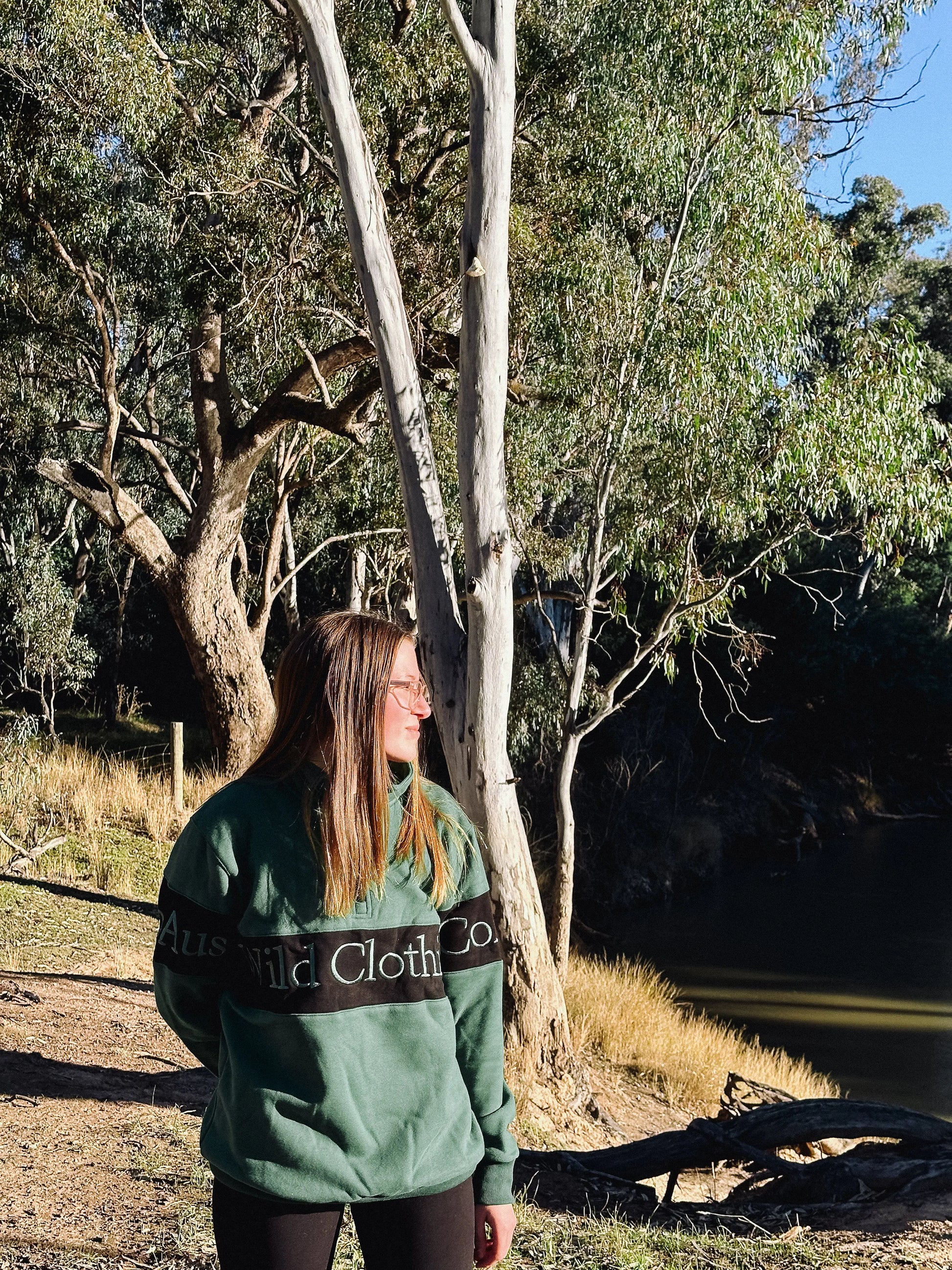 Malanda Half Zip Jumper Aus Wild Clothing Co