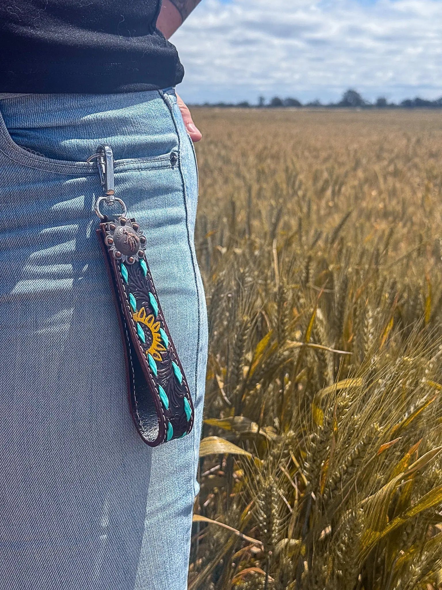 Mallee Bloom Keyring Aus Wild Clothing Co