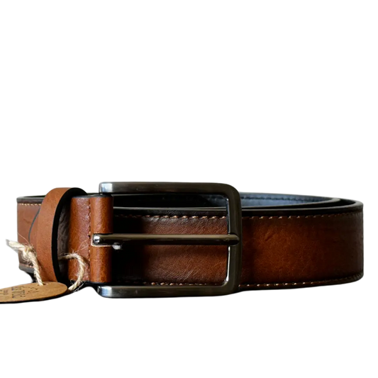 Men's Dual Tone Leather Belt Aus Wild Clothing Co