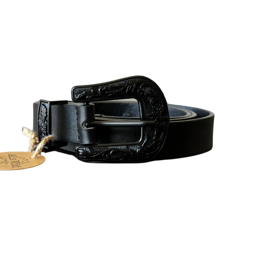 Midnight Noir Belt Aus Wild Clothing Co