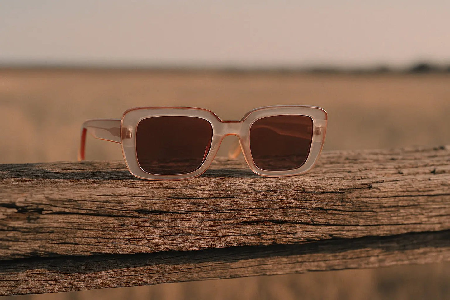 Nude Rectangle Glasses Aus Wild Clothing Co