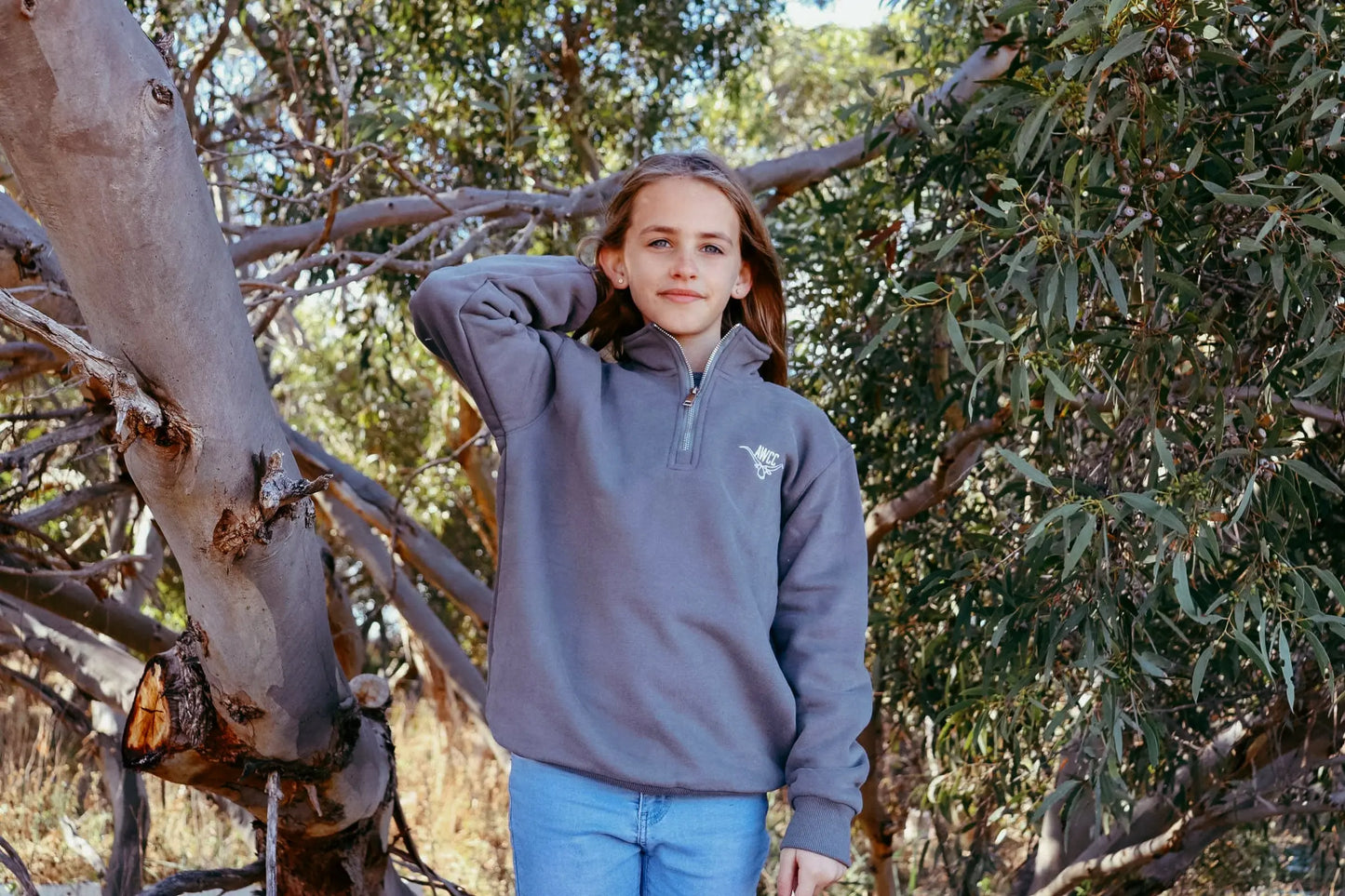 Omeo Kids Half Zip Jumper Aus Wild Clothing Co