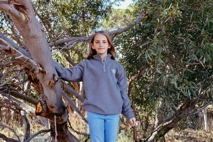 Omeo Kids Half Zip Jumper Aus Wild Clothing Co