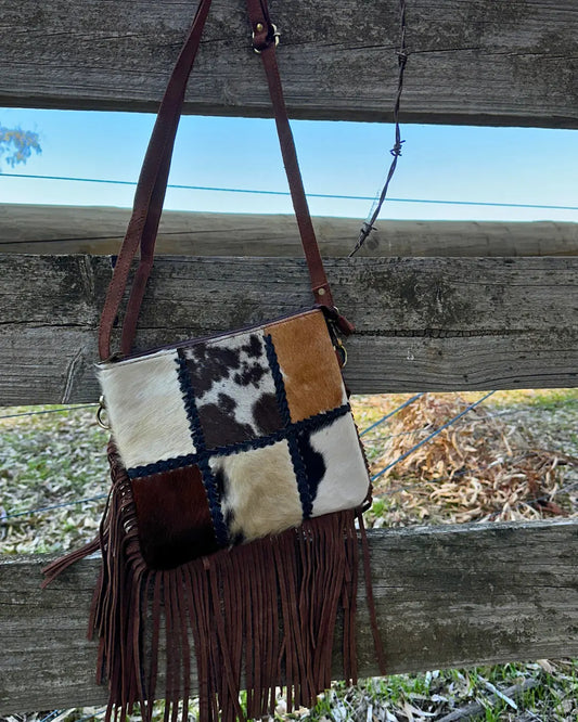 Patchwork Hide Bag Aus Wild Clothing Co