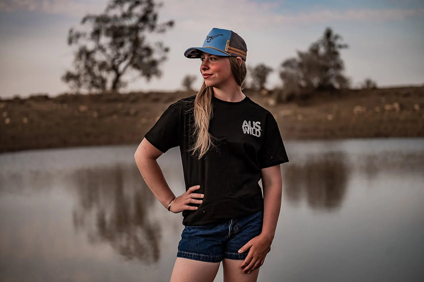 Purnululu T-Shirt - Black Aus Wild Clothing Co