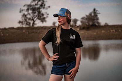 Purnululu T-Shirt - Black Aus Wild Clothing Co