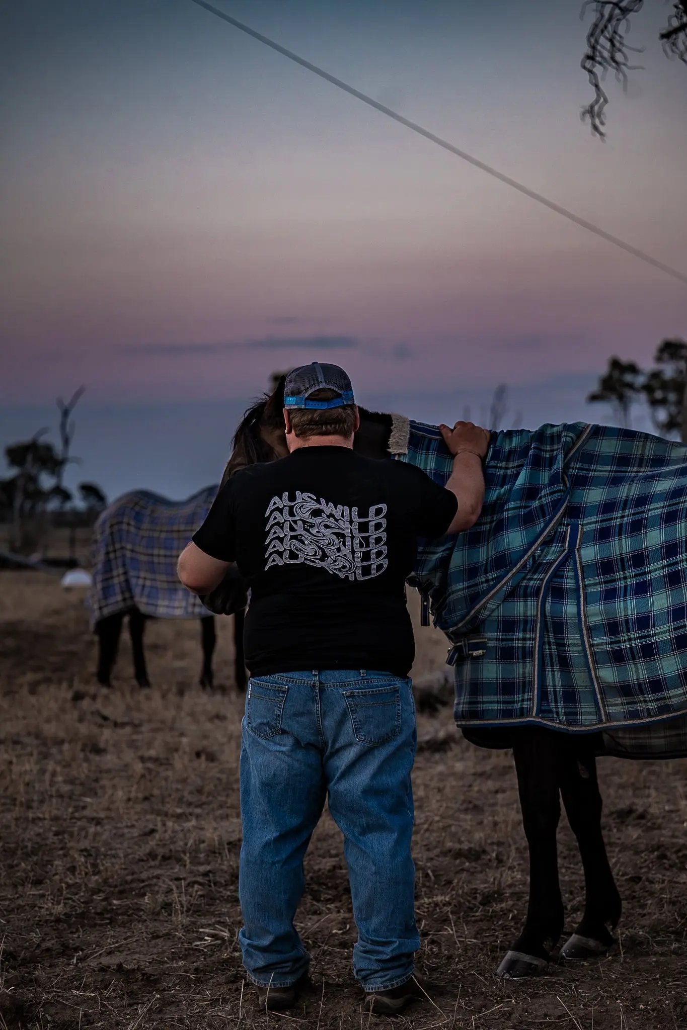 Purnululu T-Shirt - Black Aus Wild Clothing Co