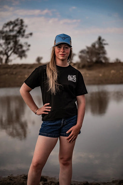 Purnululu T-Shirt - Black Aus Wild Clothing Co