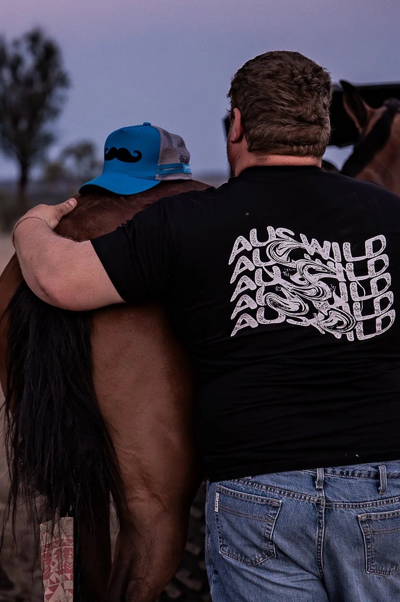 Purnululu T-Shirt - Black Aus Wild Clothing Co