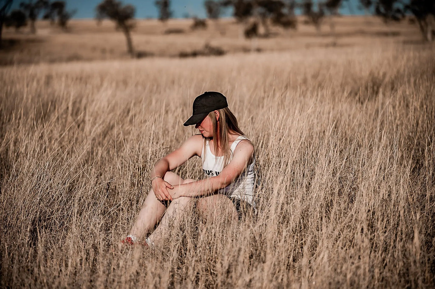 Redcliffe Womens Singlet - White Aus Wild Clothing Co