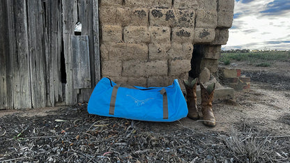 Rosebud Duffle Bag - Blue Aus Wild Clothing Co