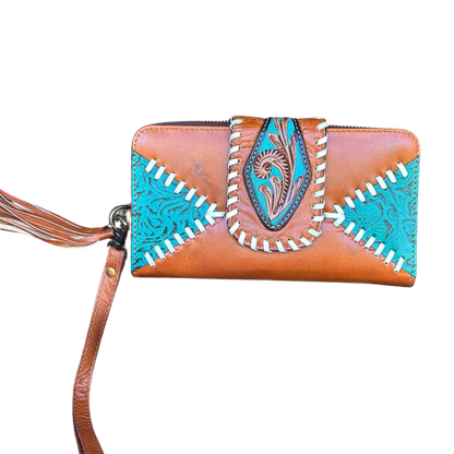Rustic Leather Clutch Aus Wild Clothing Co