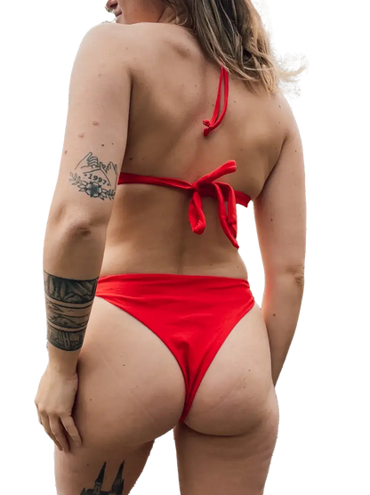 Semaphore Bikini Bottoms - Red Aus Wild Clothing Co