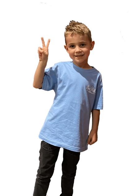 Shepparton Kids T-Shirt - Blue Aus Wild Clothing Co