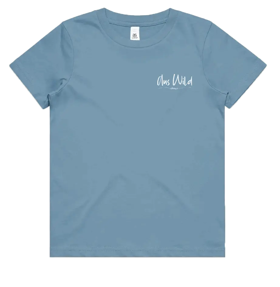 Shepparton Kids T-Shirt - Blue Aus Wild Clothing Co