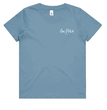 Shepparton Kids T-Shirt - Blue Aus Wild Clothing Co