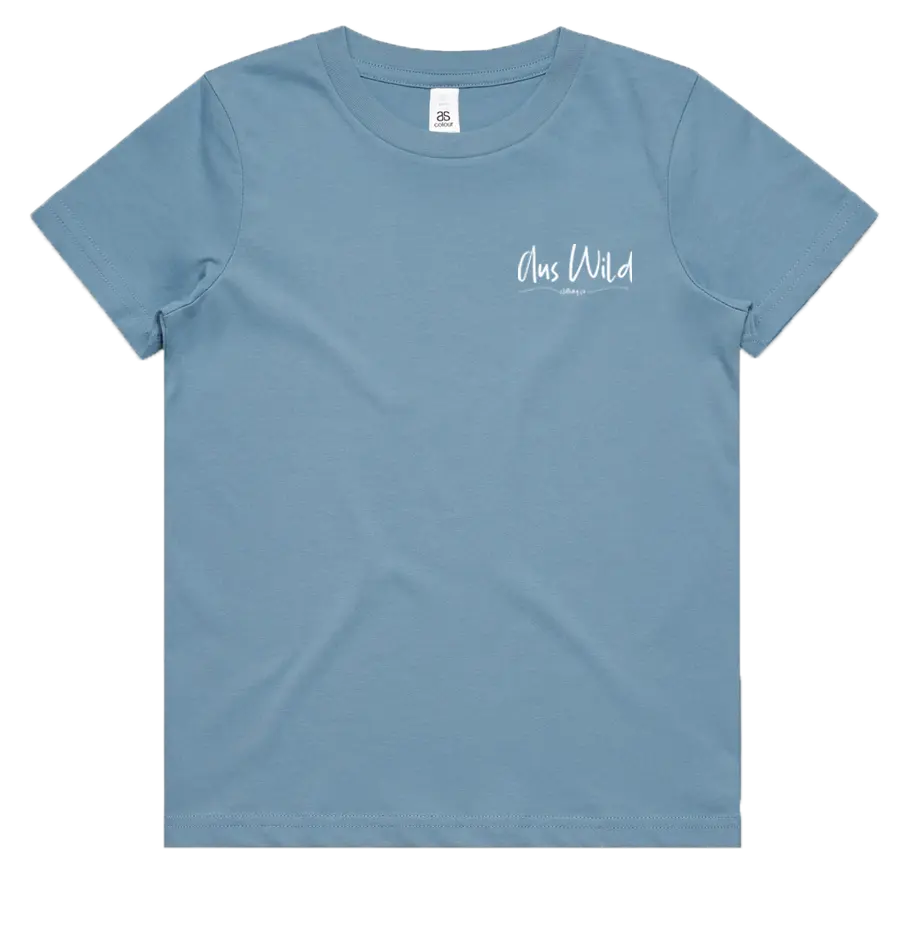 Shepparton Kids T-Shirt - Blue Aus Wild Clothing Co