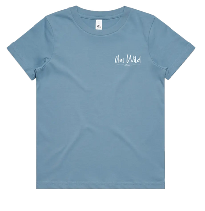 Shepparton Kids T-Shirt - Blue Aus Wild Clothing Co