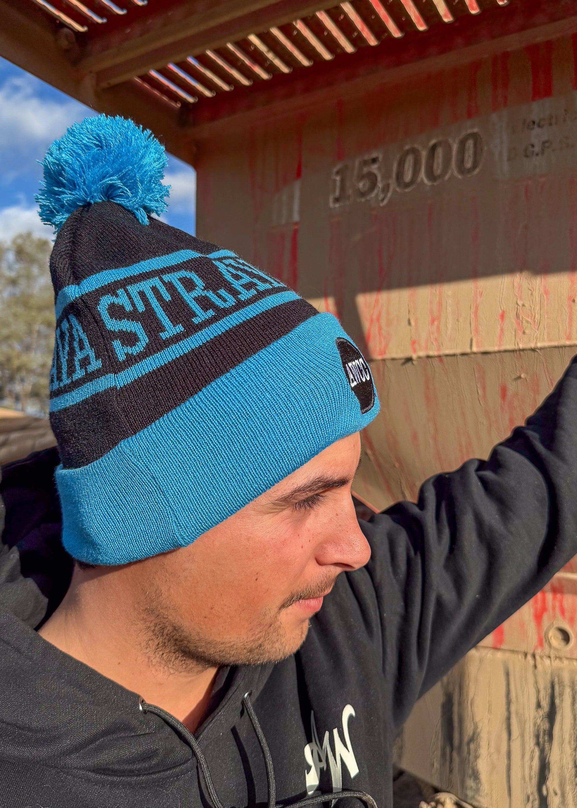 Straya Beanie - Blue Aus Wild Clothing Co