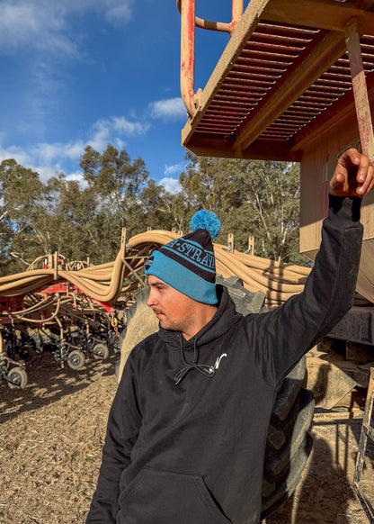 Straya Beanie - Blue Aus Wild Clothing Co