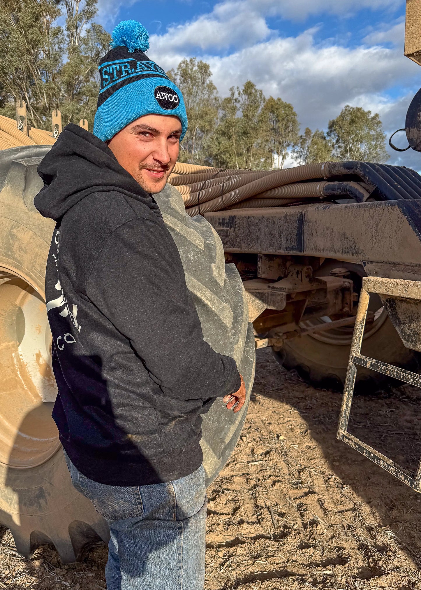Straya Beanie - Blue Aus Wild Clothing Co