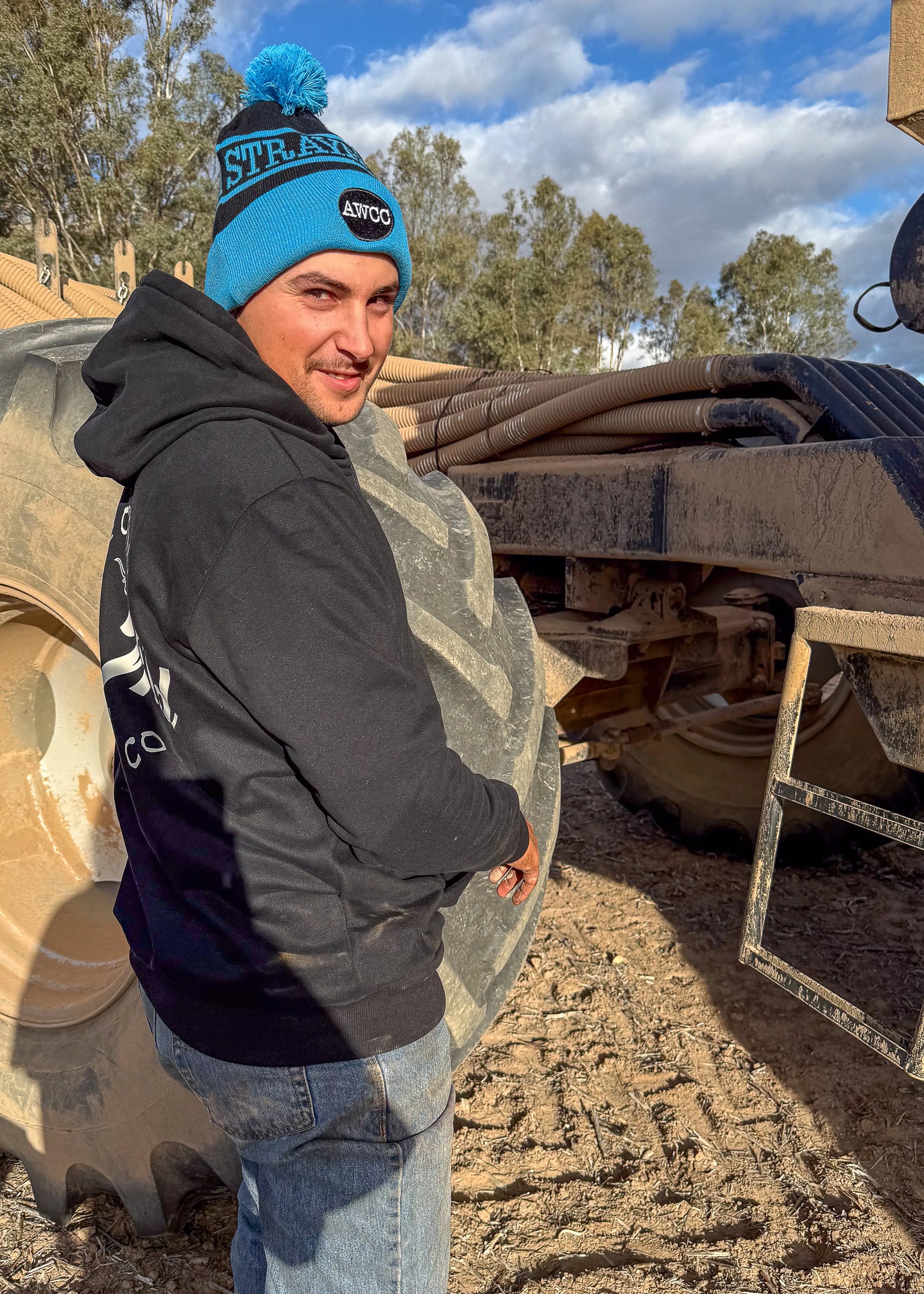 Straya Beanie - Blue Aus Wild Clothing Co