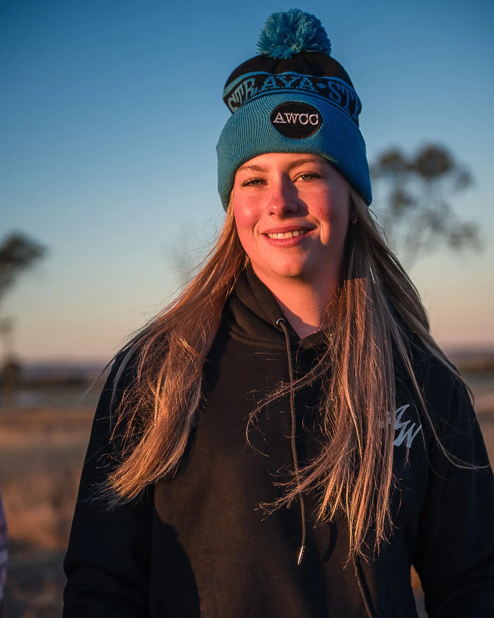 Straya Beanie - Blue Aus Wild Clothing Co