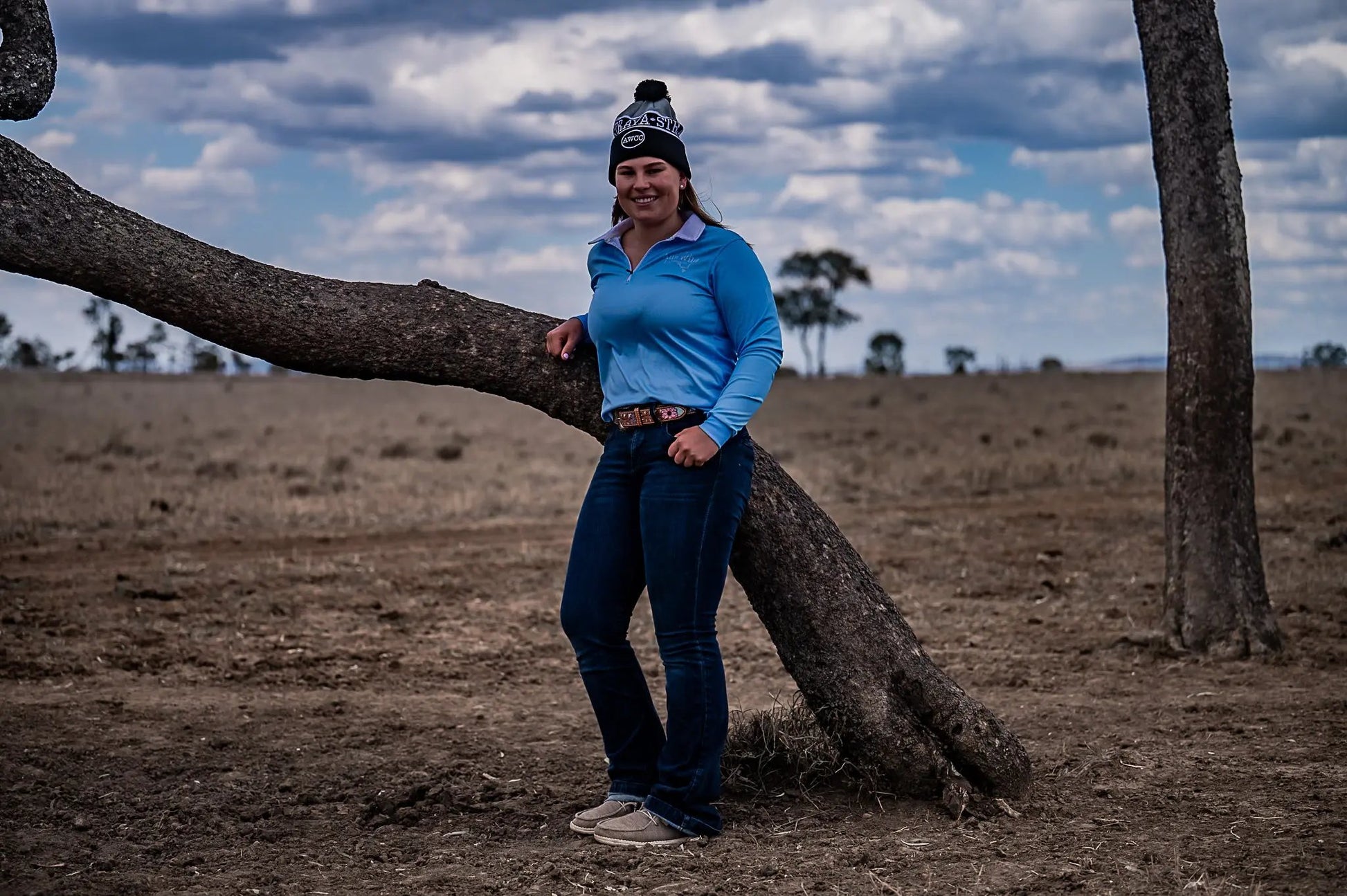 Straya Beanie - Grey Aus Wild Clothing Co