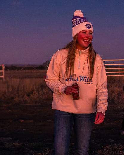 Straya Beanie - Purple Aus Wild Clothing Co