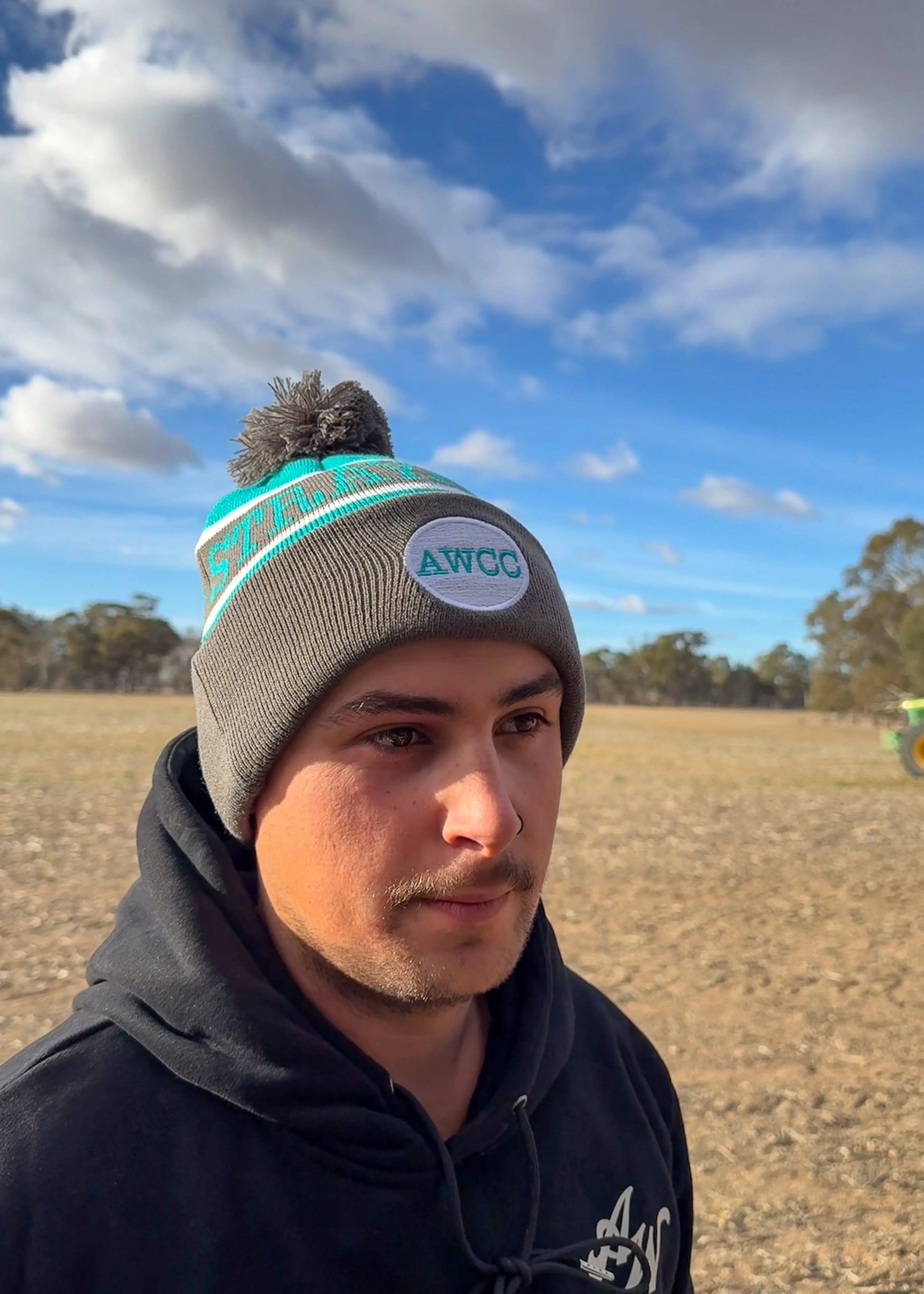 Straya Beanie - Turquoise Aus Wild Clothing Co