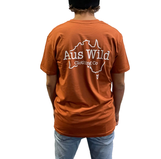 Straya TShirt - Copper Aus Wild Clothing Co